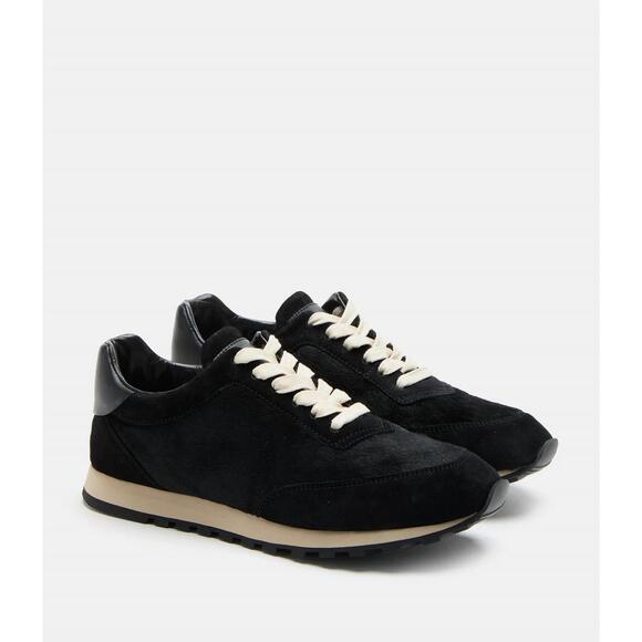 NEW LE MONDE BÉRYL women's slim runner shoes in black
